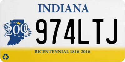 IN license plate 974LTJ