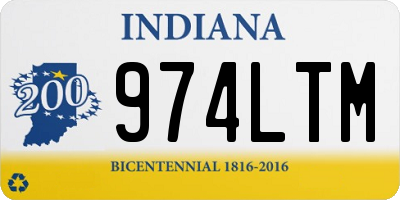 IN license plate 974LTM