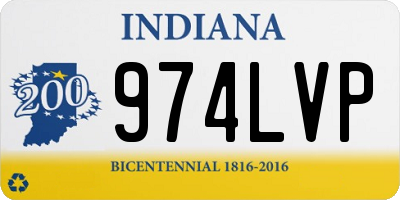 IN license plate 974LVP