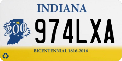 IN license plate 974LXA
