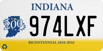 IN license plate 974LXF