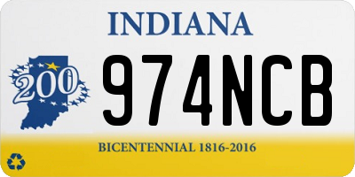 IN license plate 974NCB
