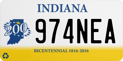 IN license plate 974NEA