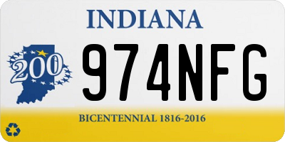 IN license plate 974NFG