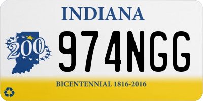 IN license plate 974NGG