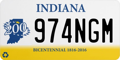 IN license plate 974NGM