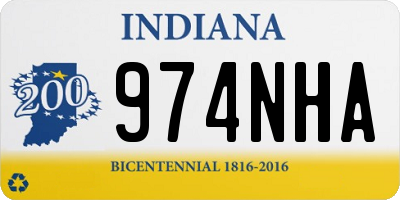 IN license plate 974NHA