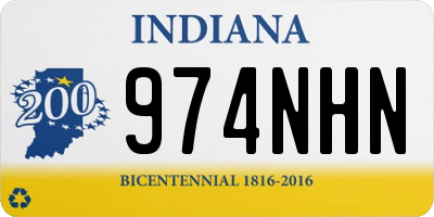 IN license plate 974NHN