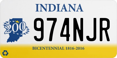 IN license plate 974NJR
