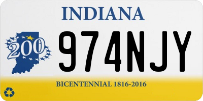 IN license plate 974NJY