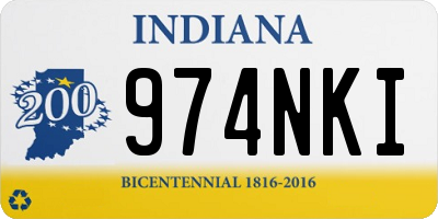IN license plate 974NKI