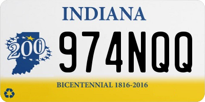 IN license plate 974NQQ