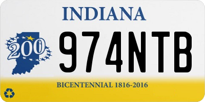 IN license plate 974NTB