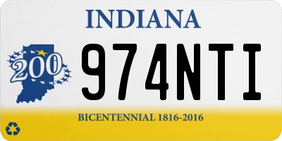 IN license plate 974NTI