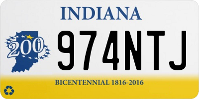 IN license plate 974NTJ