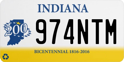 IN license plate 974NTM