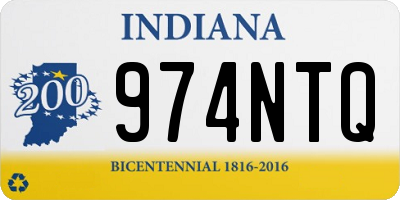 IN license plate 974NTQ