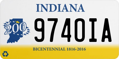 IN license plate 974OIA