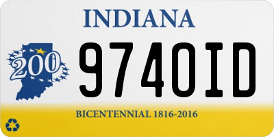 IN license plate 974OID