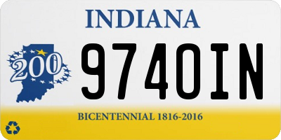 IN license plate 974OIN