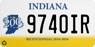 IN license plate 974OIR