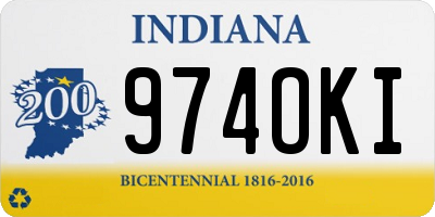 IN license plate 974OKI