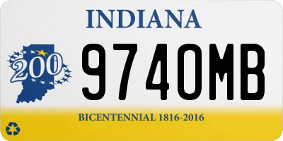 IN license plate 974OMB