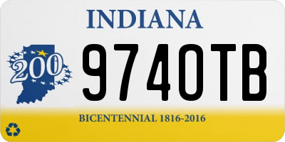 IN license plate 974OTB