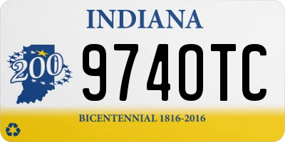 IN license plate 974OTC