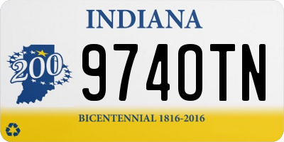 IN license plate 974OTN