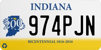 IN license plate 974PJN