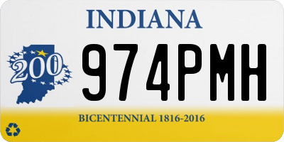 IN license plate 974PMH