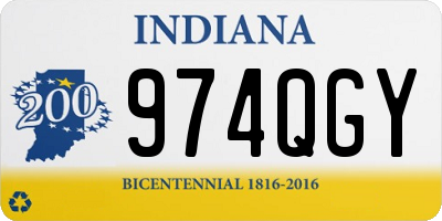 IN license plate 974QGY