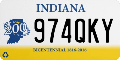 IN license plate 974QKY