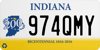 IN license plate 974QMY