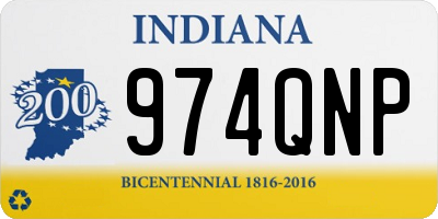 IN license plate 974QNP