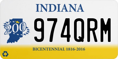 IN license plate 974QRM