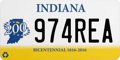 IN license plate 974REA