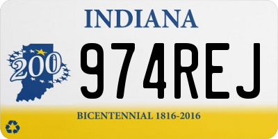 IN license plate 974REJ
