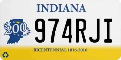 IN license plate 974RJI
