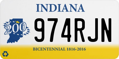 IN license plate 974RJN