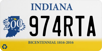 IN license plate 974RTA