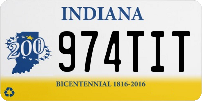 IN license plate 974TIT
