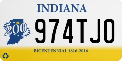 IN license plate 974TJO