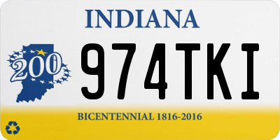 IN license plate 974TKI