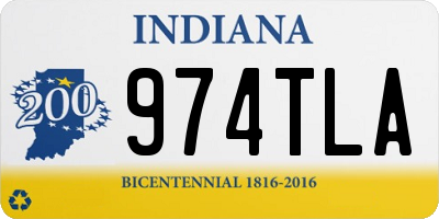 IN license plate 974TLA