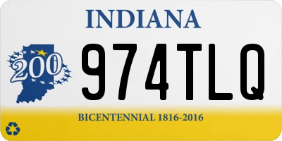 IN license plate 974TLQ