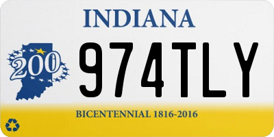 IN license plate 974TLY
