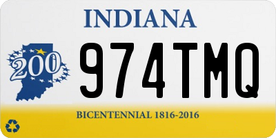 IN license plate 974TMQ