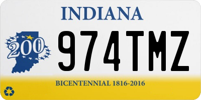 IN license plate 974TMZ